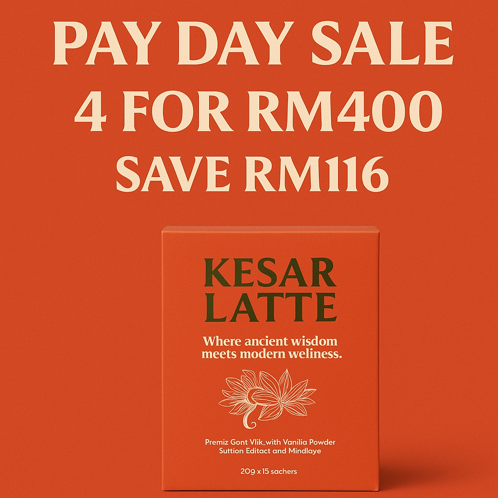 4 BOX KESAR LATTE BUNDLE SALE